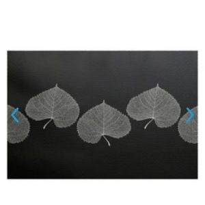 E by Design Leaf Print 2x3 Indoor/Outdoor Rug